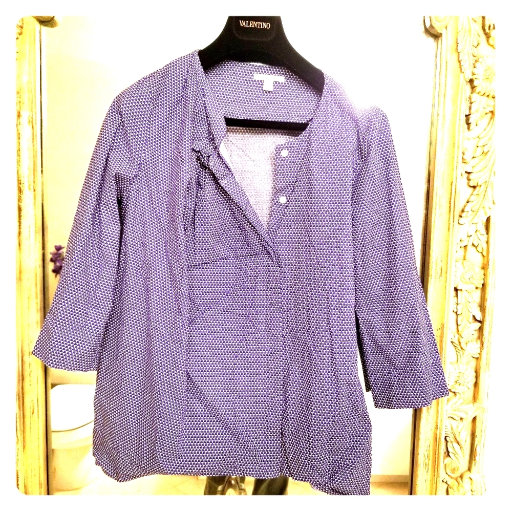 Cotton oversized button top from Europe
